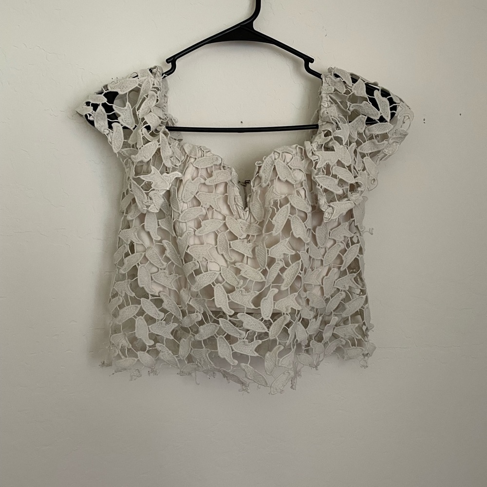 Aceves boho crop top